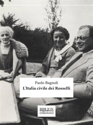 cover image of L'Italia civile dei Rosselli